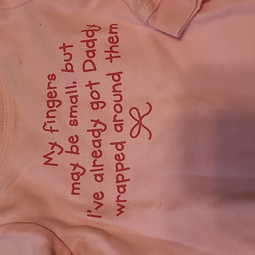 Kid Crew Twin Sleepers Onesies Daddy's Girl - Picture 2 of 3